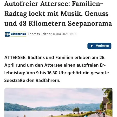 Apartamento Am Attersee *